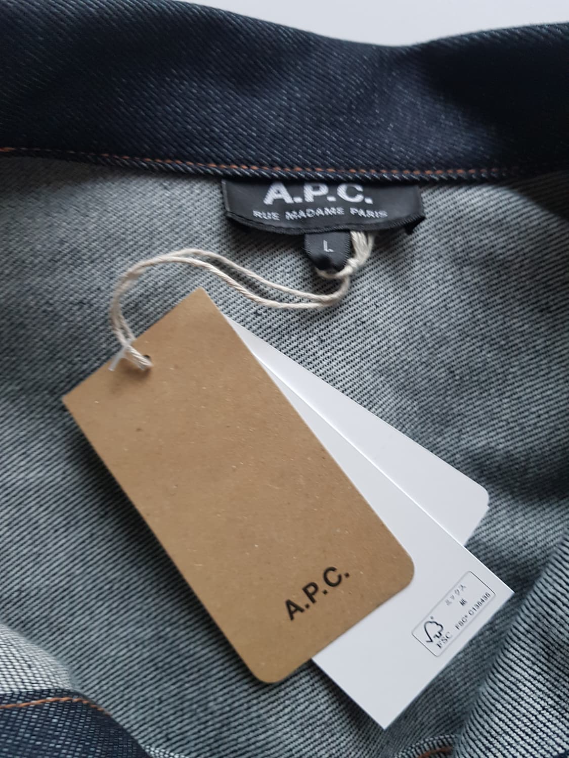 A.P.C 아페쎄 제팬 다크네이비 데님 자켓 상품이미지4