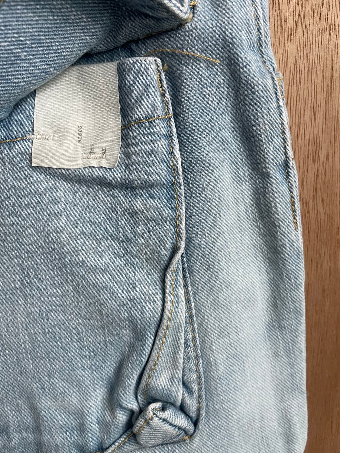 엔헐리우드XLee 포켓 플레어 데님 팬츠 상품이미지5