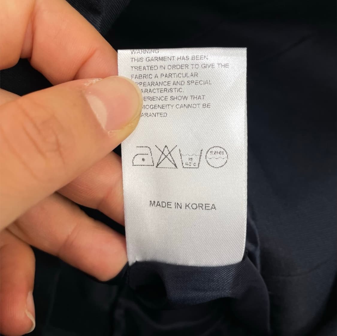 썸제이 Ssumj 네이비 볼륨소매 숏 반팔 자켓 S 상품이미지5