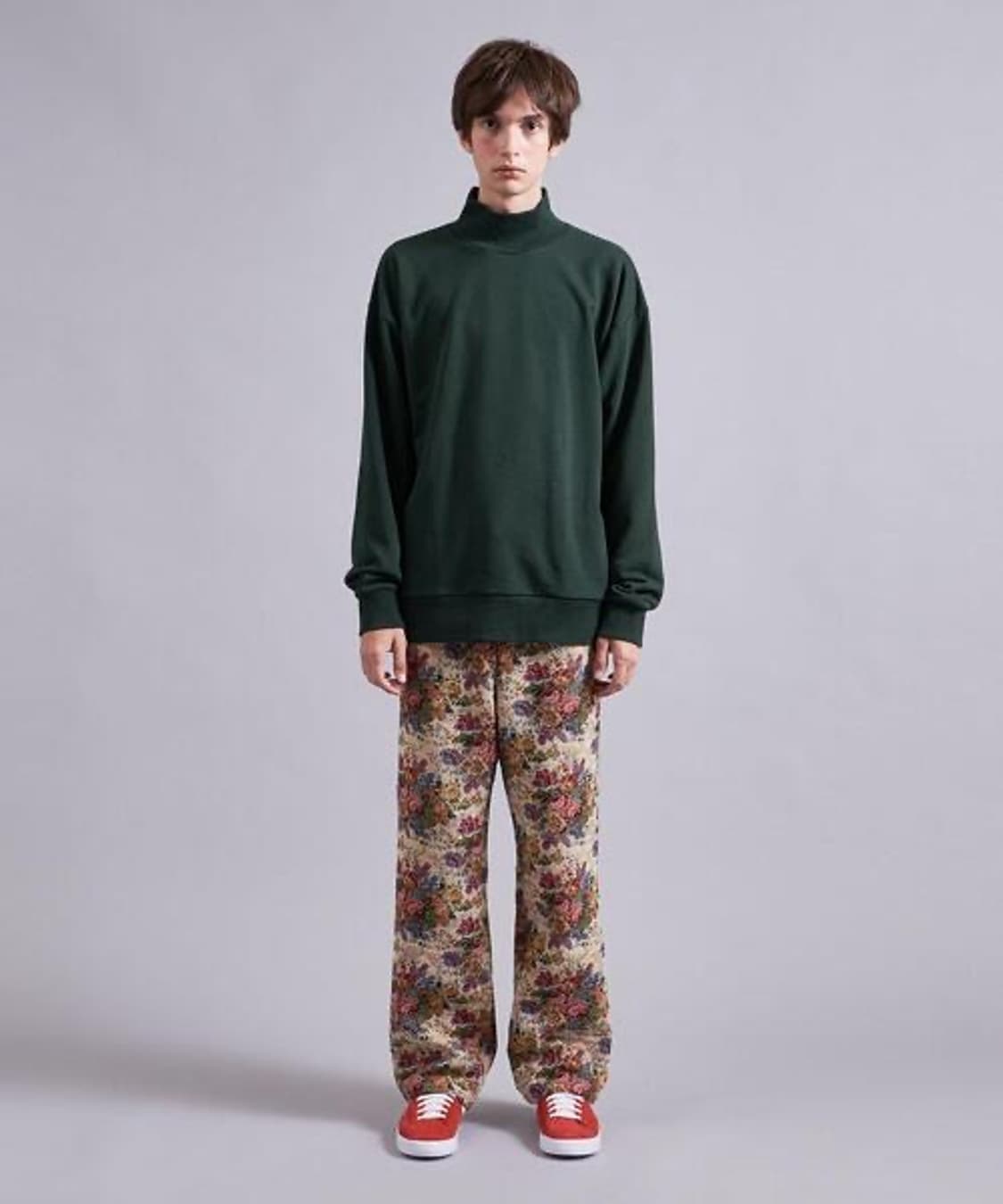 몽키타임 하이넥 맨투맨 그린 XL 상품이미지2