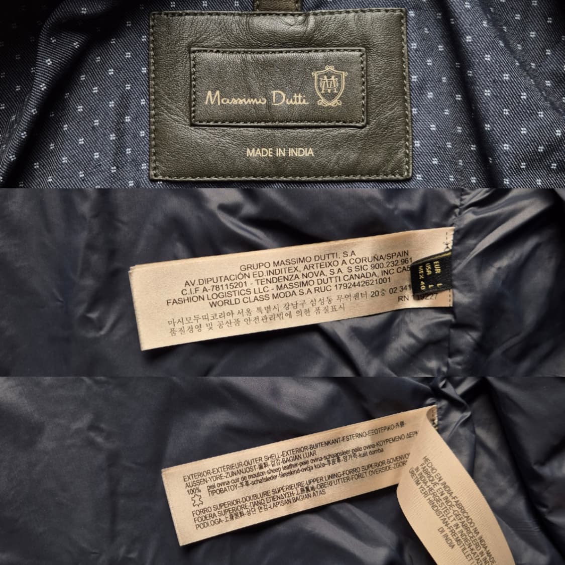 [L] 마시모두띠 양가죽 자켓 상품이미지9