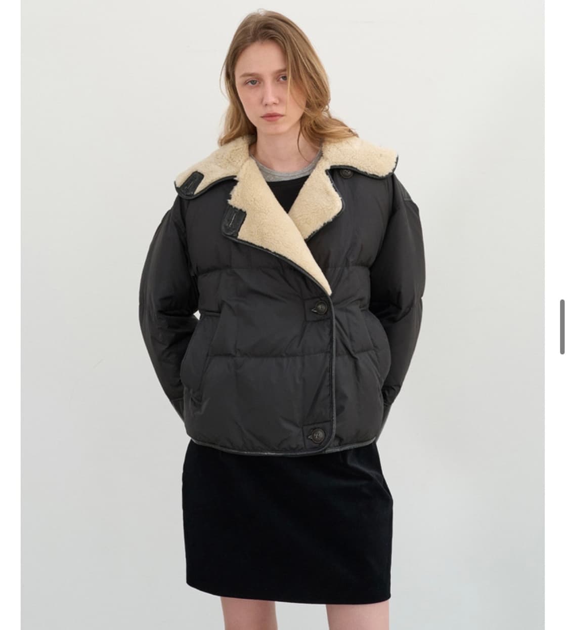 앳코너 시어링 구스다운 패딩 상품이미지3