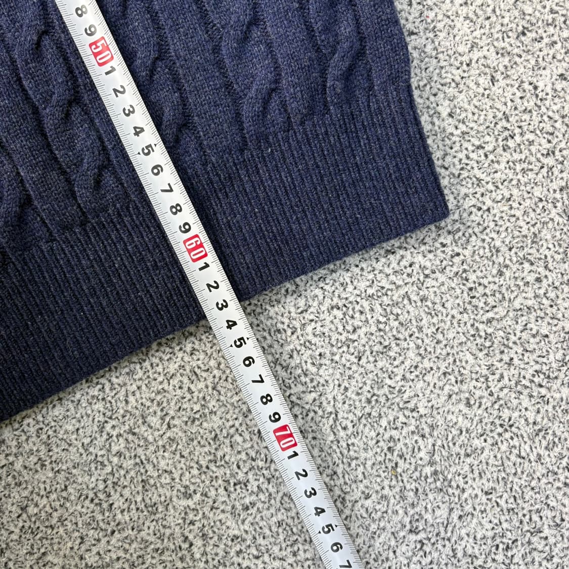 XS 빈폴 남성 긴팔 울 케이블 니트 0413J 상품이미지6