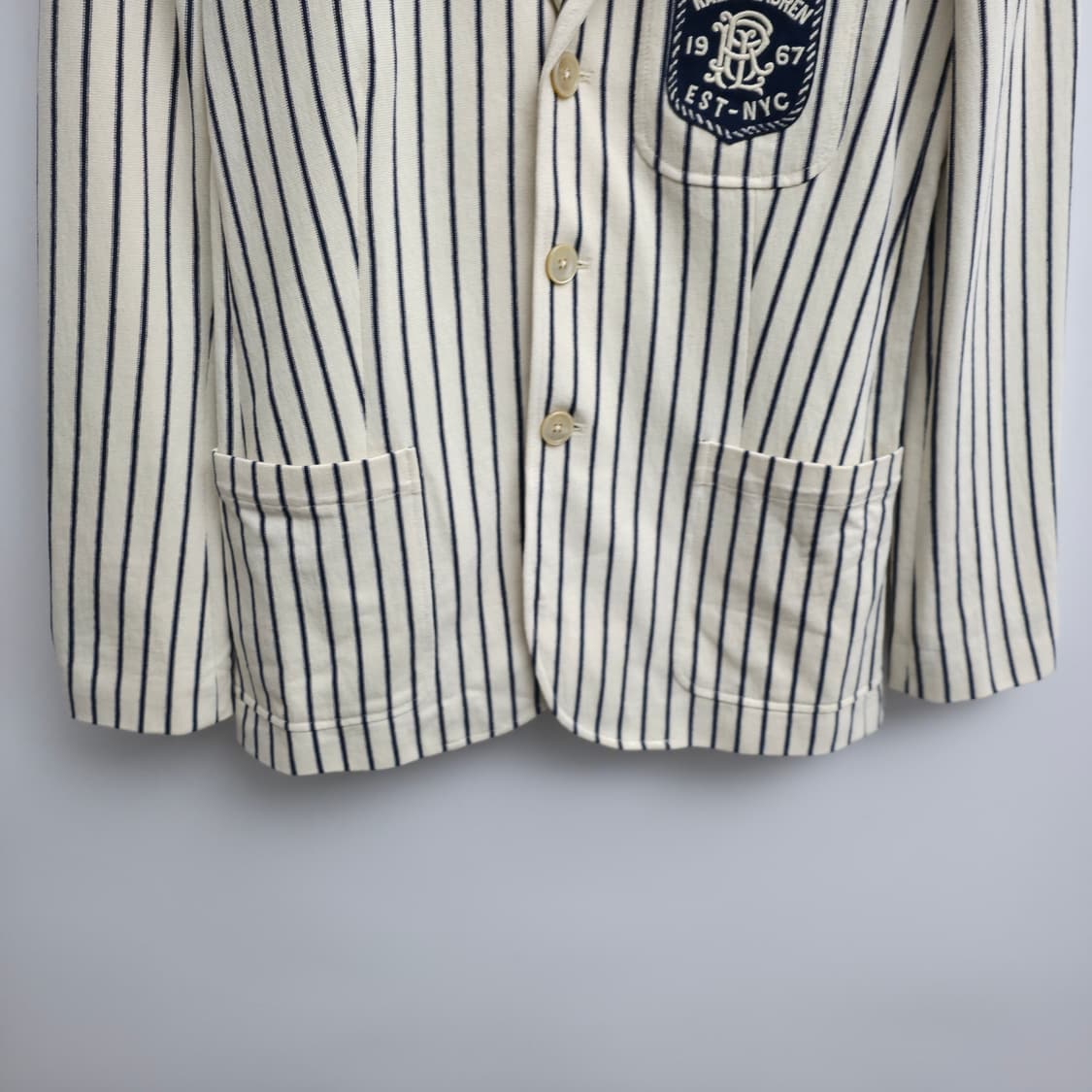 [66,8,M] 폴로 랄프로렌 스트라이프 블레이저 자켓 상품이미지3