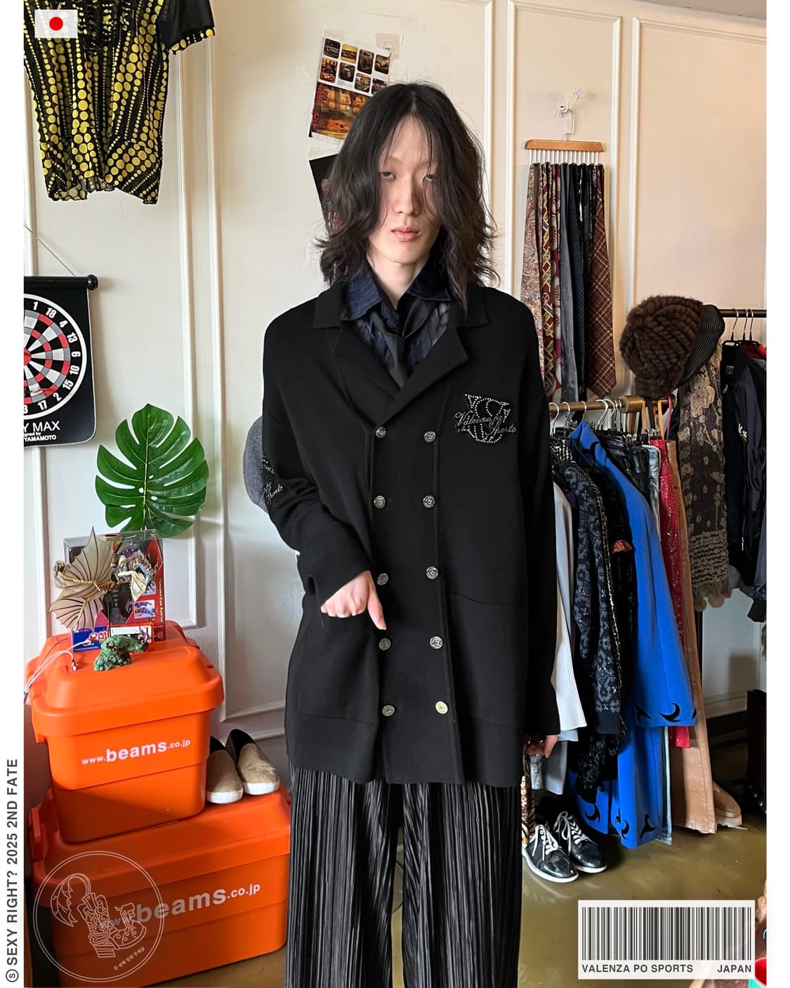 VALENZA PO SPORTS Old Napoleon Cardigan 상품이미지1