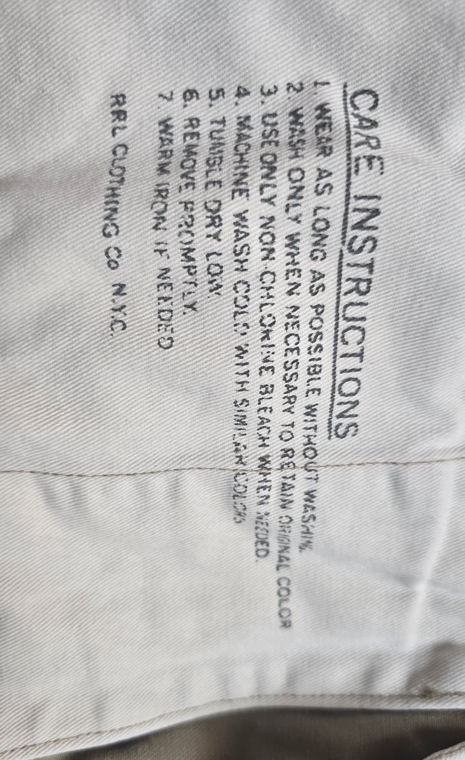 더블알엘 면바지 30 베이지 rrl 상품이미지9