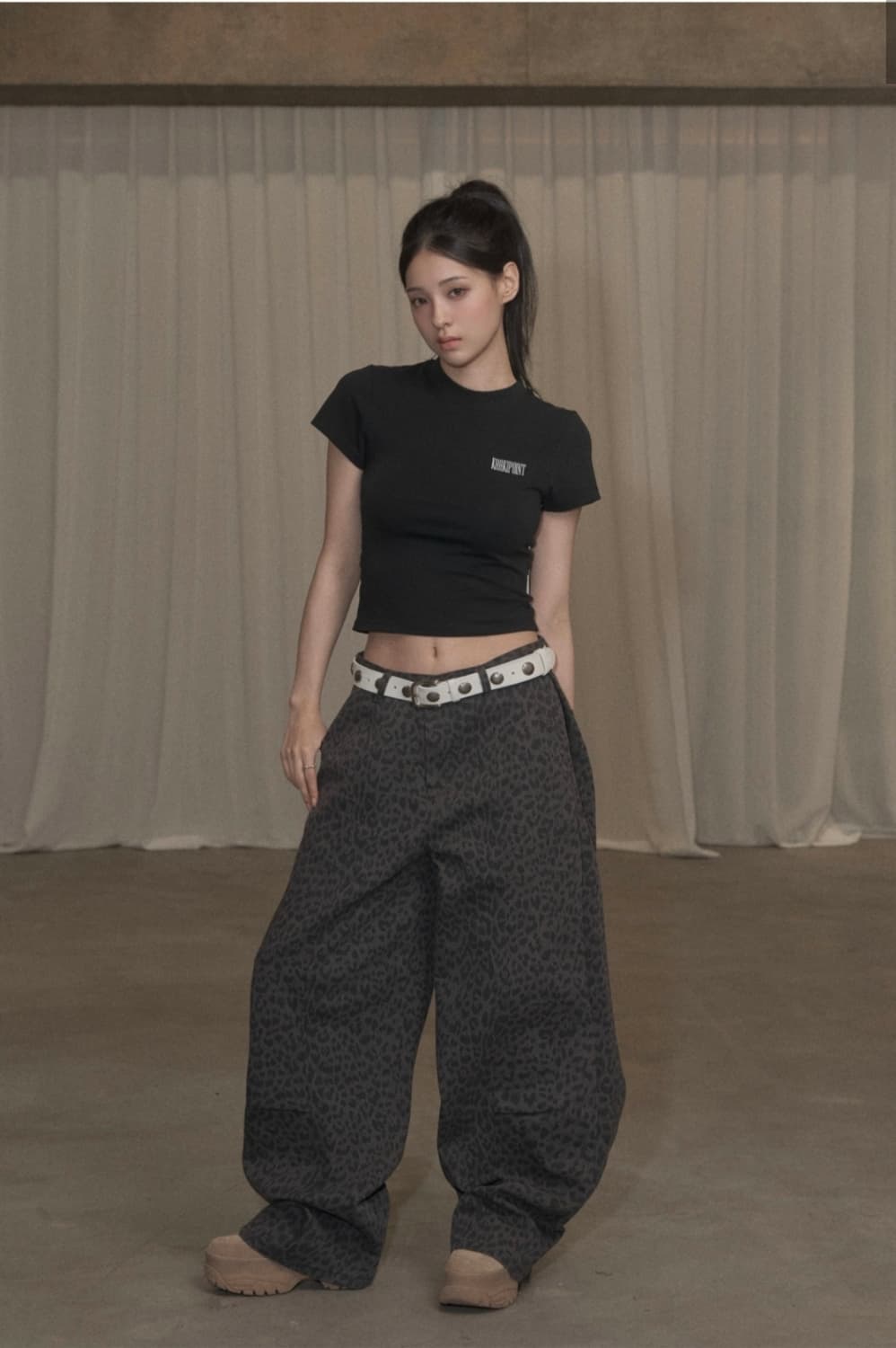 카키포인트 Cotton Balloon Pants (leopard) 상품이미지2