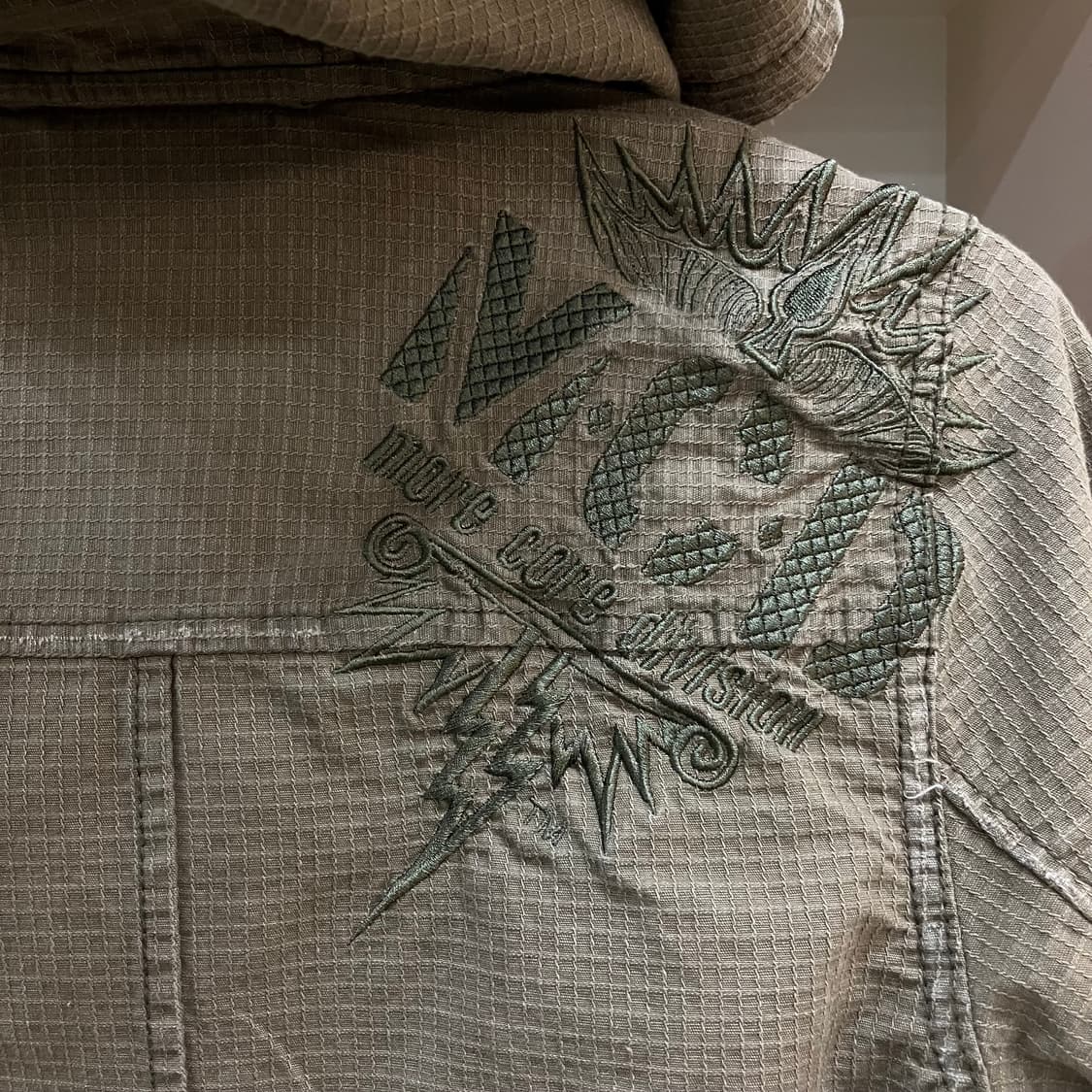 MCD 카키 밀리터리 후드 야상 자켓 S 상품이미지7