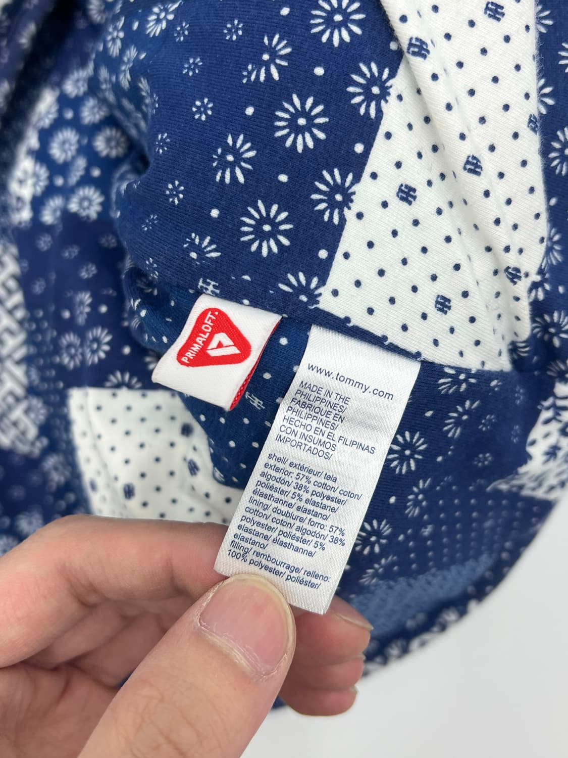 타미힐피거 패이즐리 패턴 패딩 상품이미지4