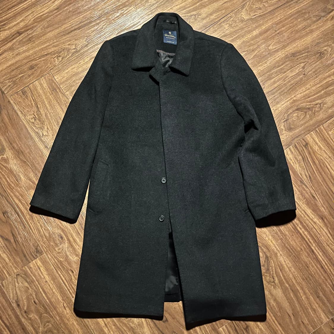 Brooks Brothers 베이비 캐시미어 100 싱글 코트 상품이미지5