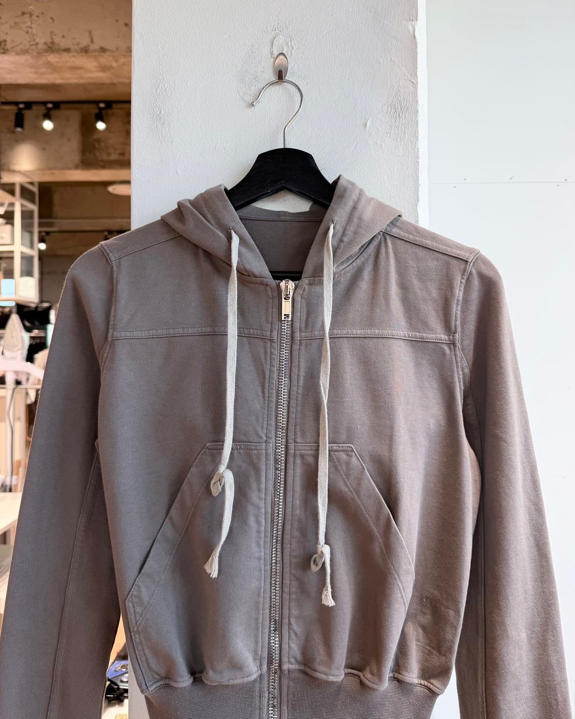 릭 오웬스 다크쉐도우 브라운 마운틴 후드 집업  상품이미지3