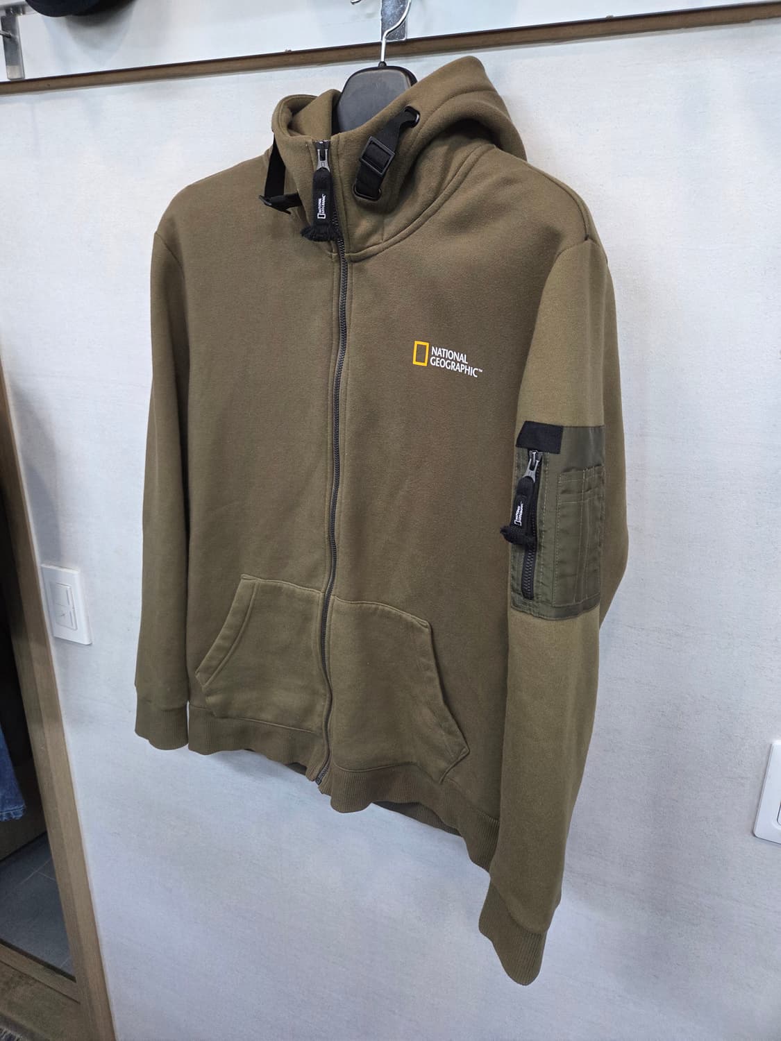 내셔널지오그래픽 세리코 기모 후드집업 xl 상품이미지6