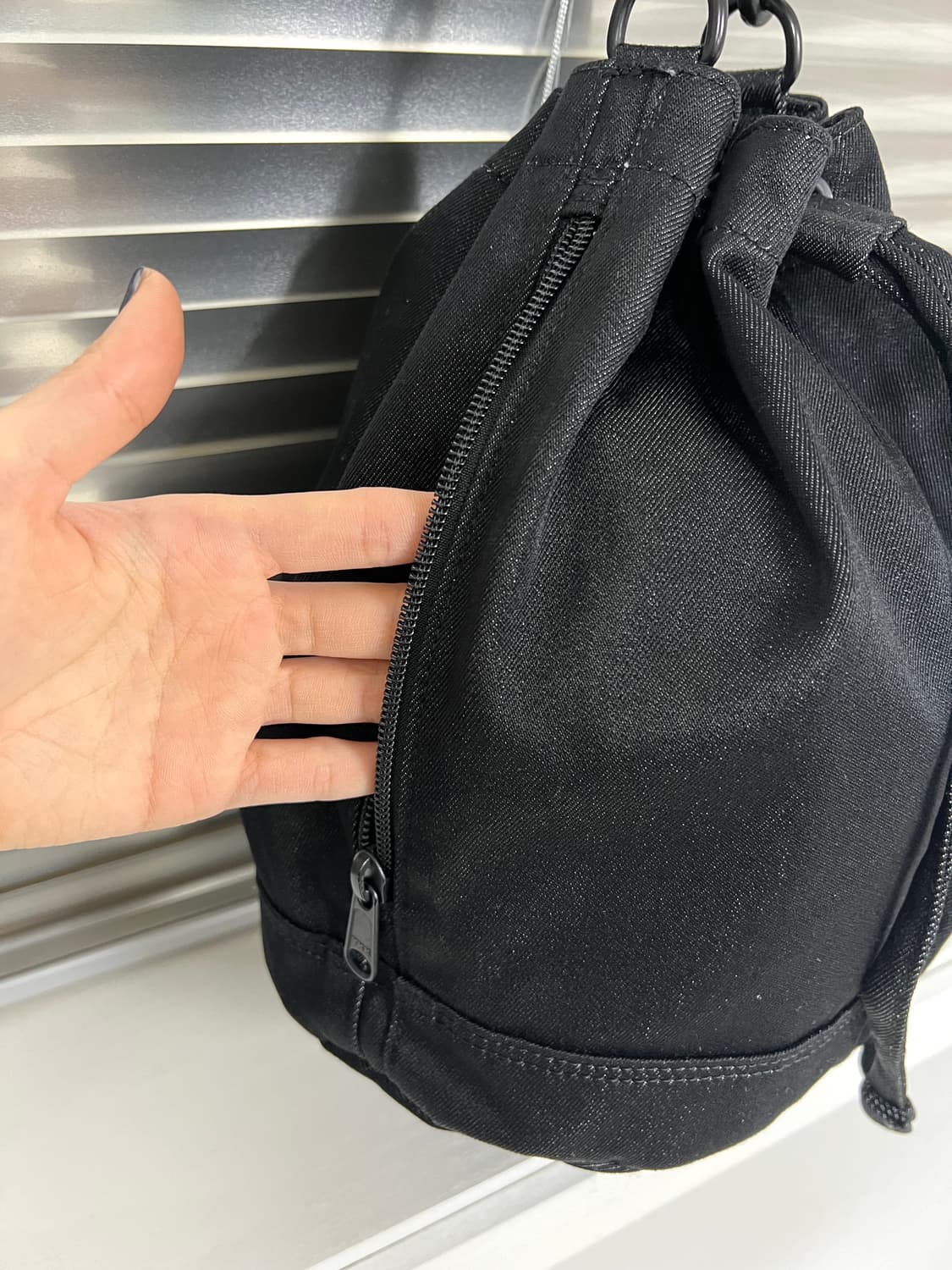 HEAD PORTER-DENIM TOTE BAG (Black)  상품이미지7