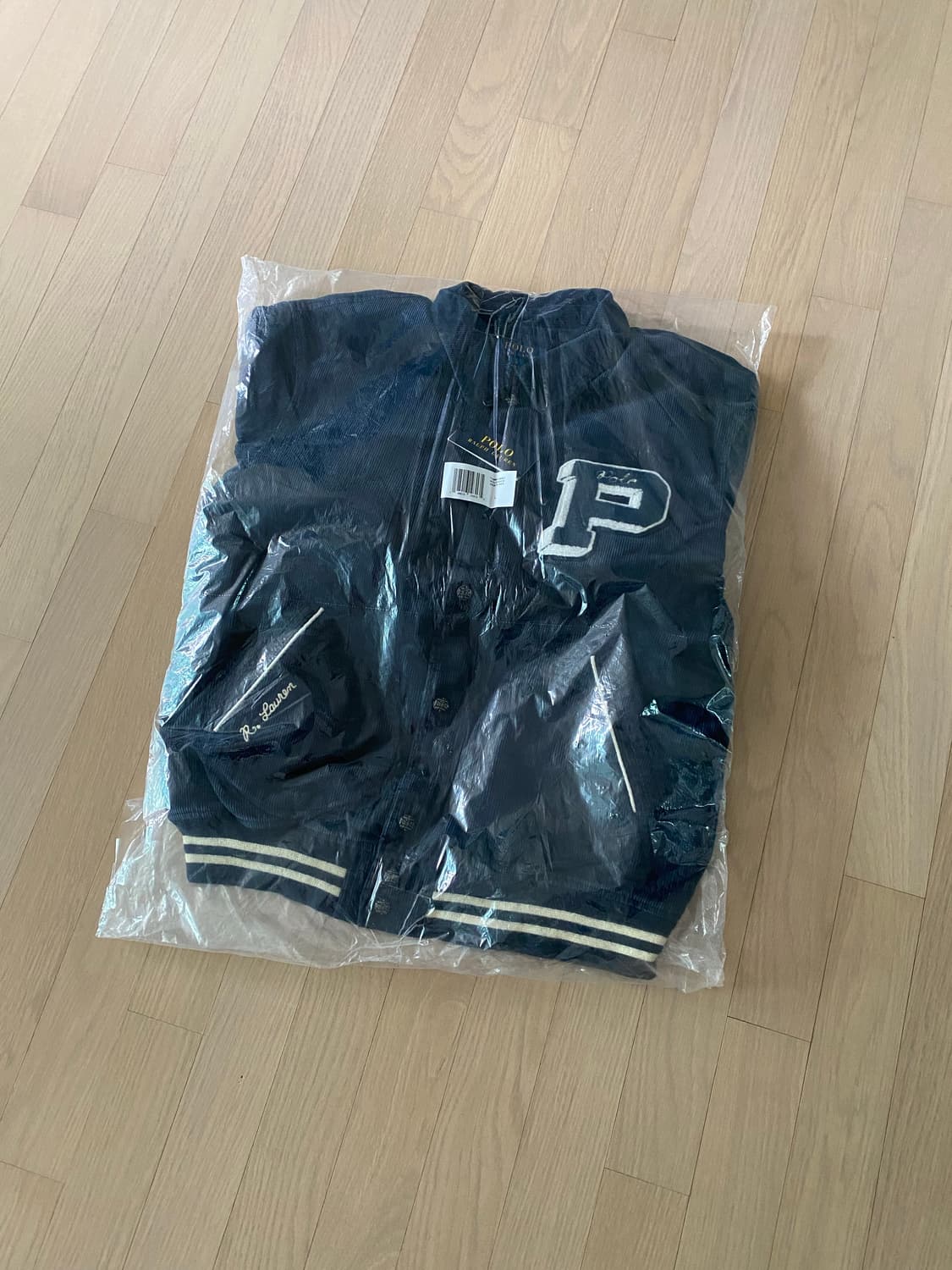 폴로 코듀로이 레터맨 자켓 L 상품이미지4