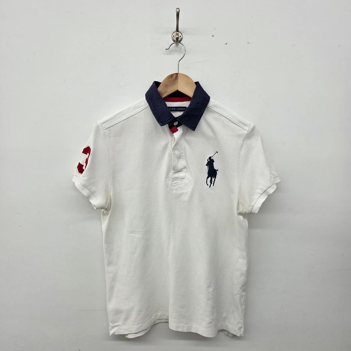 폴로 랄프로렌 화이트 반팔 카라티 빅포니 여s 상품이미지1
