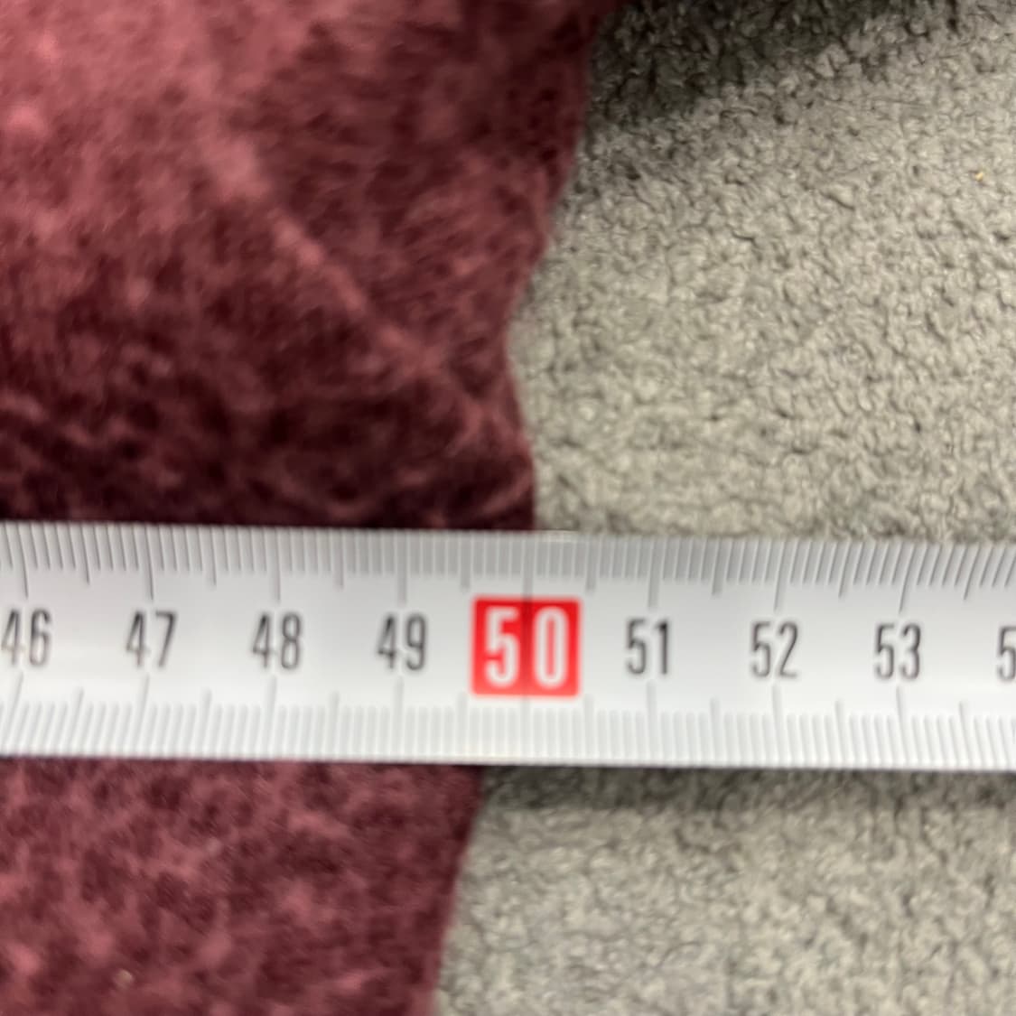 105 헤지스 버건디 니트집업 실측95-100 상품이미지6