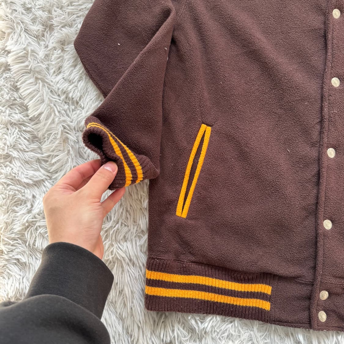 CONVERSE 일본빈티지 후드 집업 자켓 컨버스 후리스 xl 105 상품이미지5