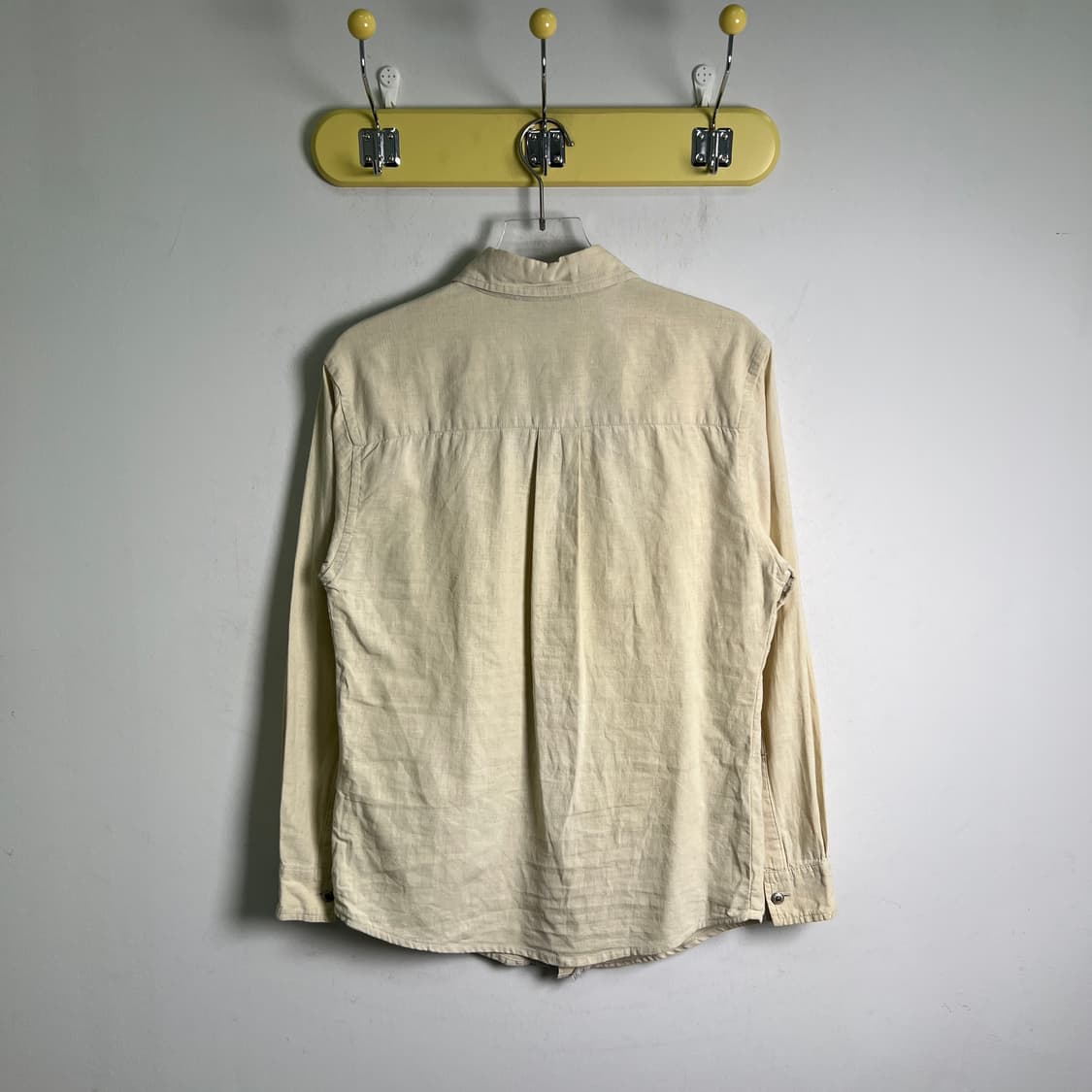 베르사체 빈티지 베이지 린넨 셔츠 L 상품이미지2