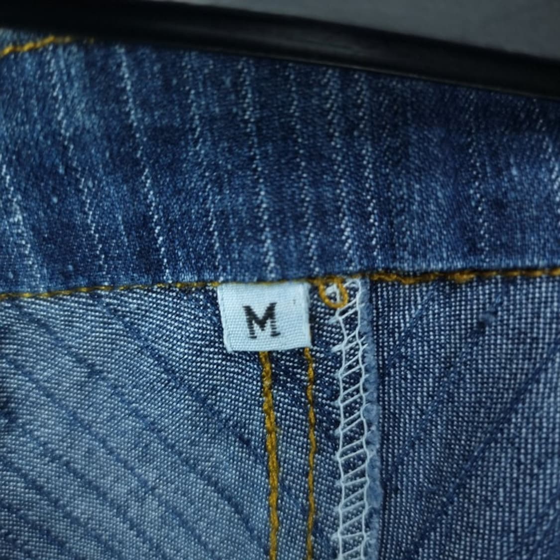 일본빈티지 패치 워크 멀티 스트라이프 해비 와이드 데님 팬츠 M14920 상품이미지6