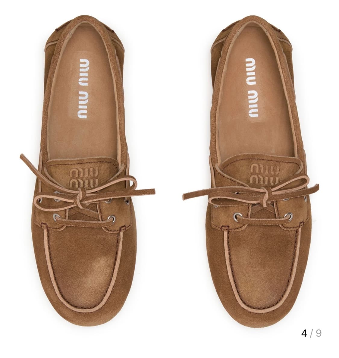 미우미우 보트슈즈 EU (41) 국내 265-270 상품이미지2