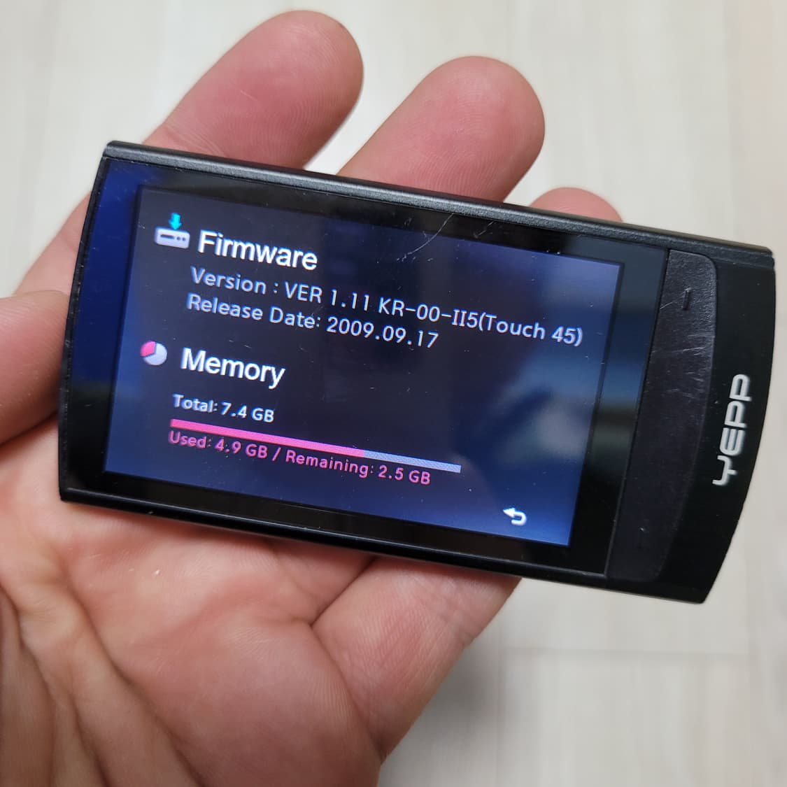 삼성 YEPP 옙 YP-R1 블랙 MP3 플레이어 상품이미지10