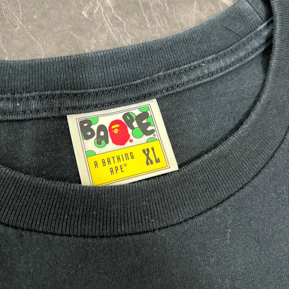 베이프 카모 사루 헤드 반팔 블랙 상품이미지4