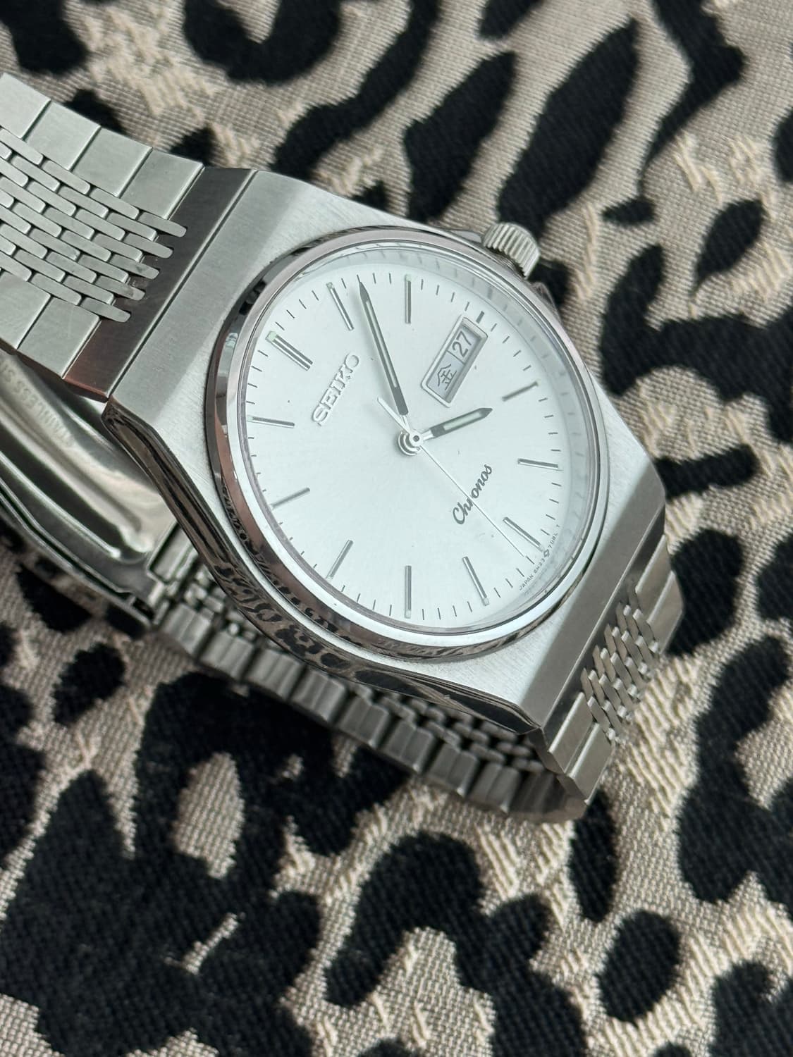 80s 빈티지 세이코 크로노스 쿼츠 상품이미지5
