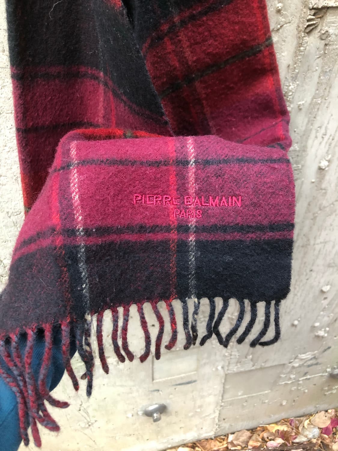 Balmain Red muffler 상품이미지8