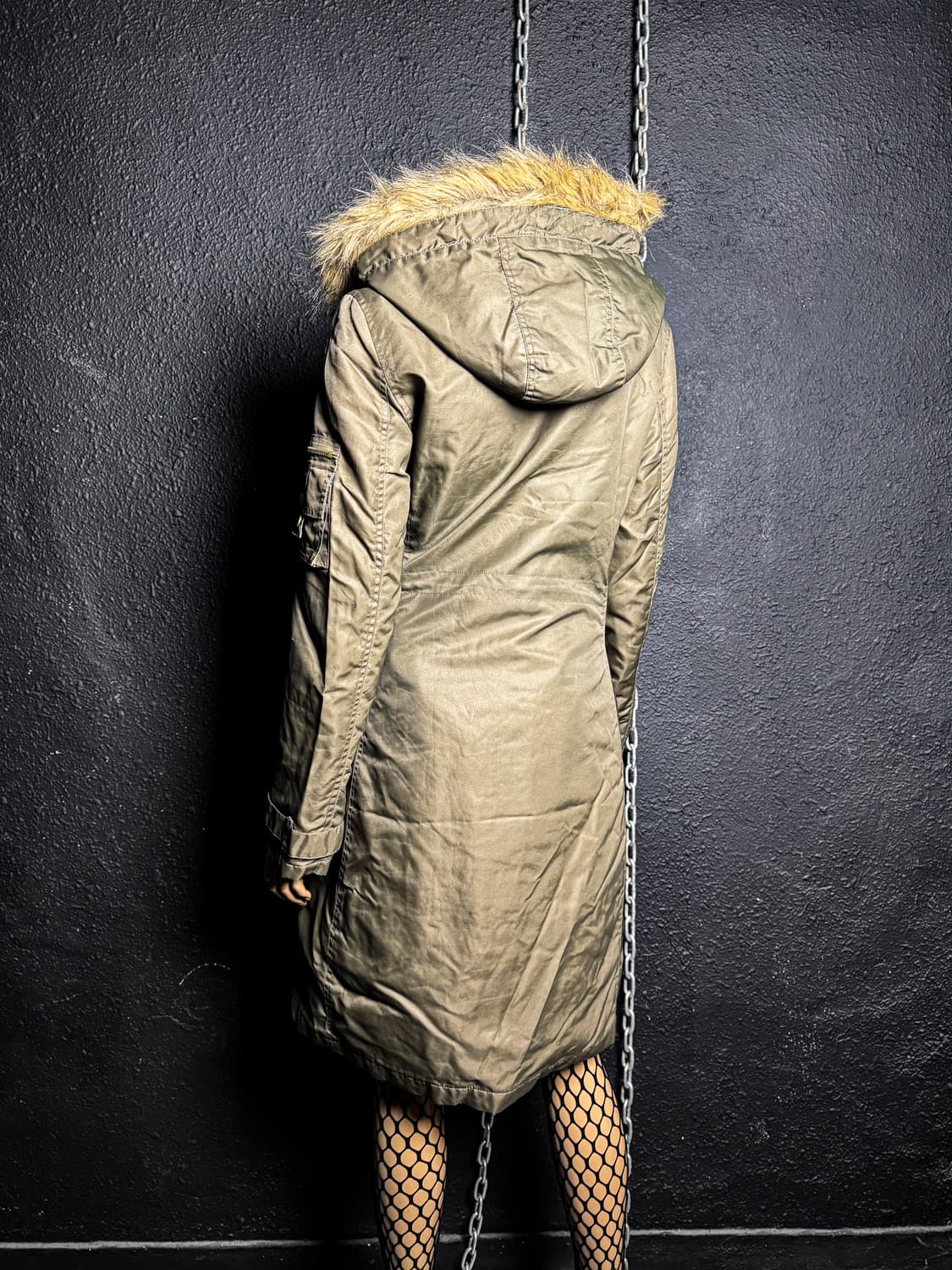 Vintage Fur Hood Long Parka 상품이미지5