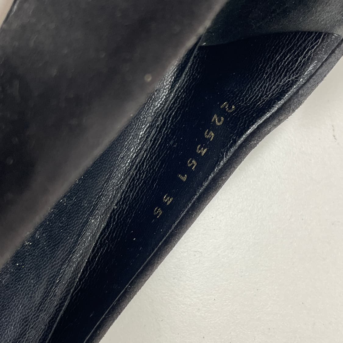 구찌 스웨이드 발레리나 플랫 슈즈 상품이미지6