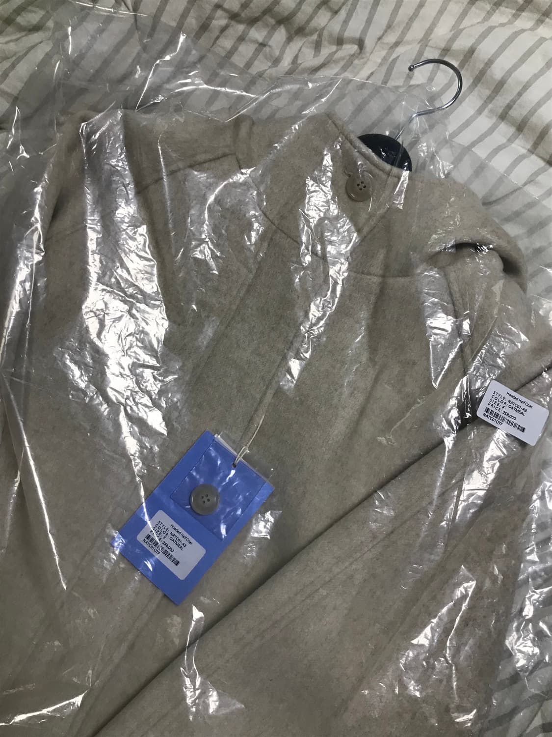 택포새상품) 타입서비스 코트 Hooded Half Coat 상품이미지5