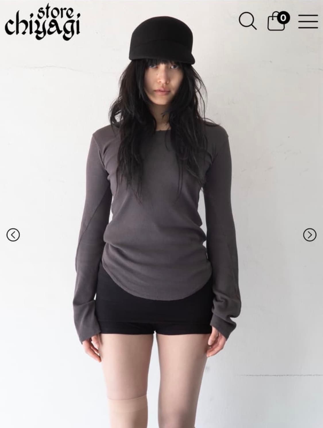 chiyagi age top - ash 상품이미지1