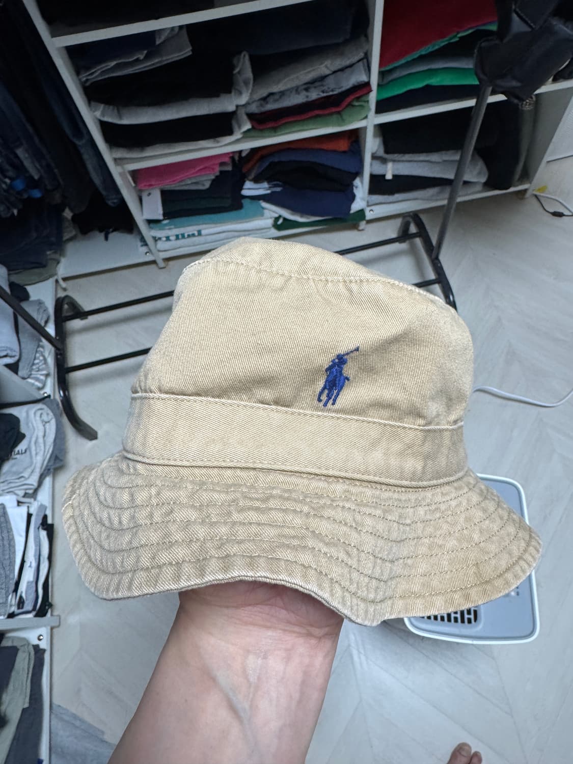 폴로 랄프로렌 베이지 L/XL 버킷햇 상품이미지1