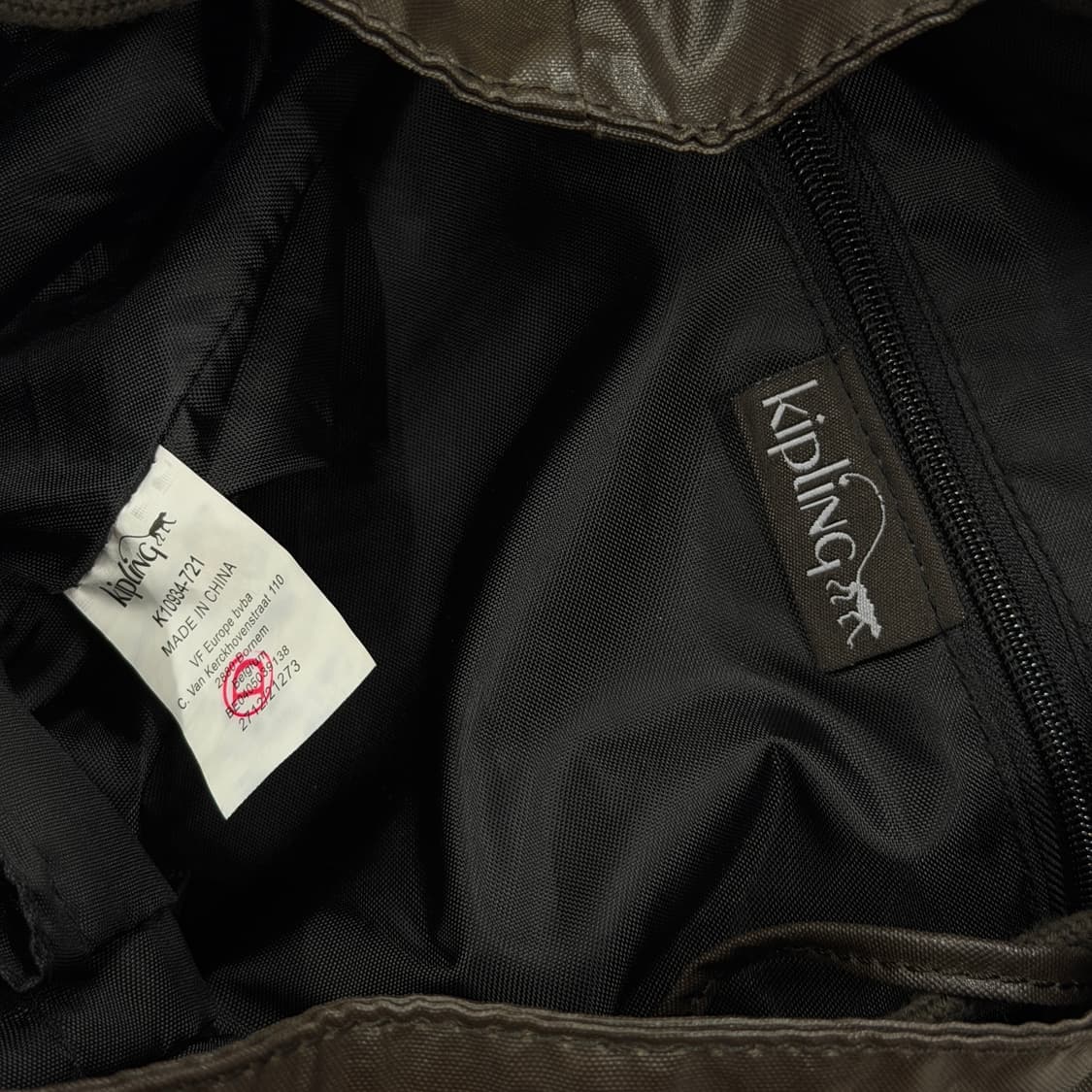 키플링 빈티지 복조리 초콜릿 브라운 Y2K 백팩 가방 상품이미지5