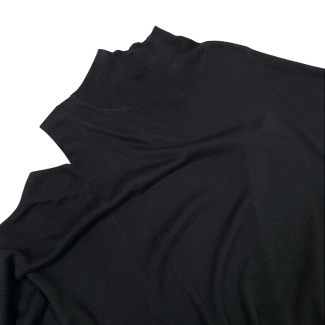 올세인츠 Allsaints 블랙 세실리 콜드숄더 니트 원피스 L 상품이미지7