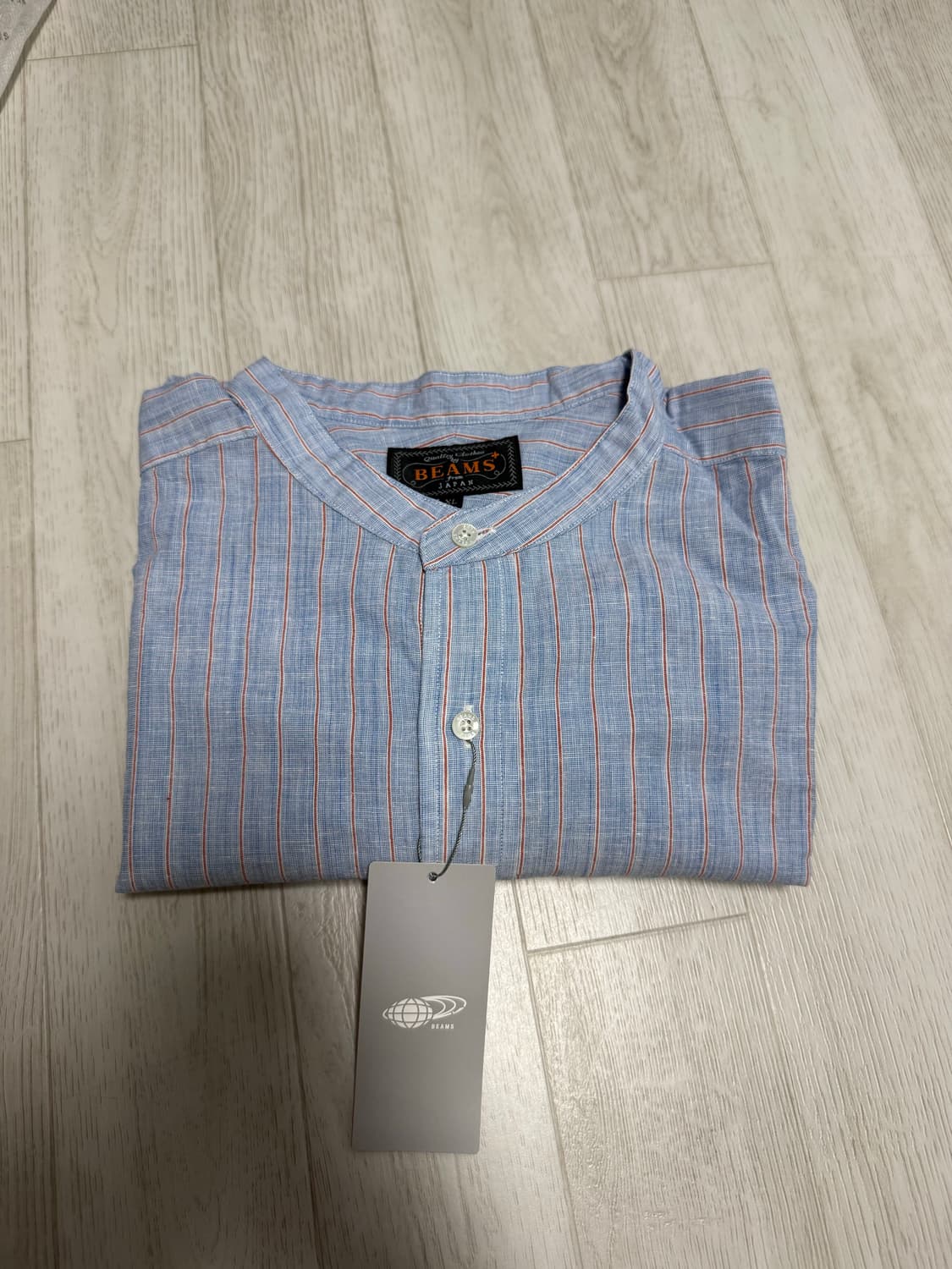 BEAMS 스트라이프 셔츠 XL 상품이미지1