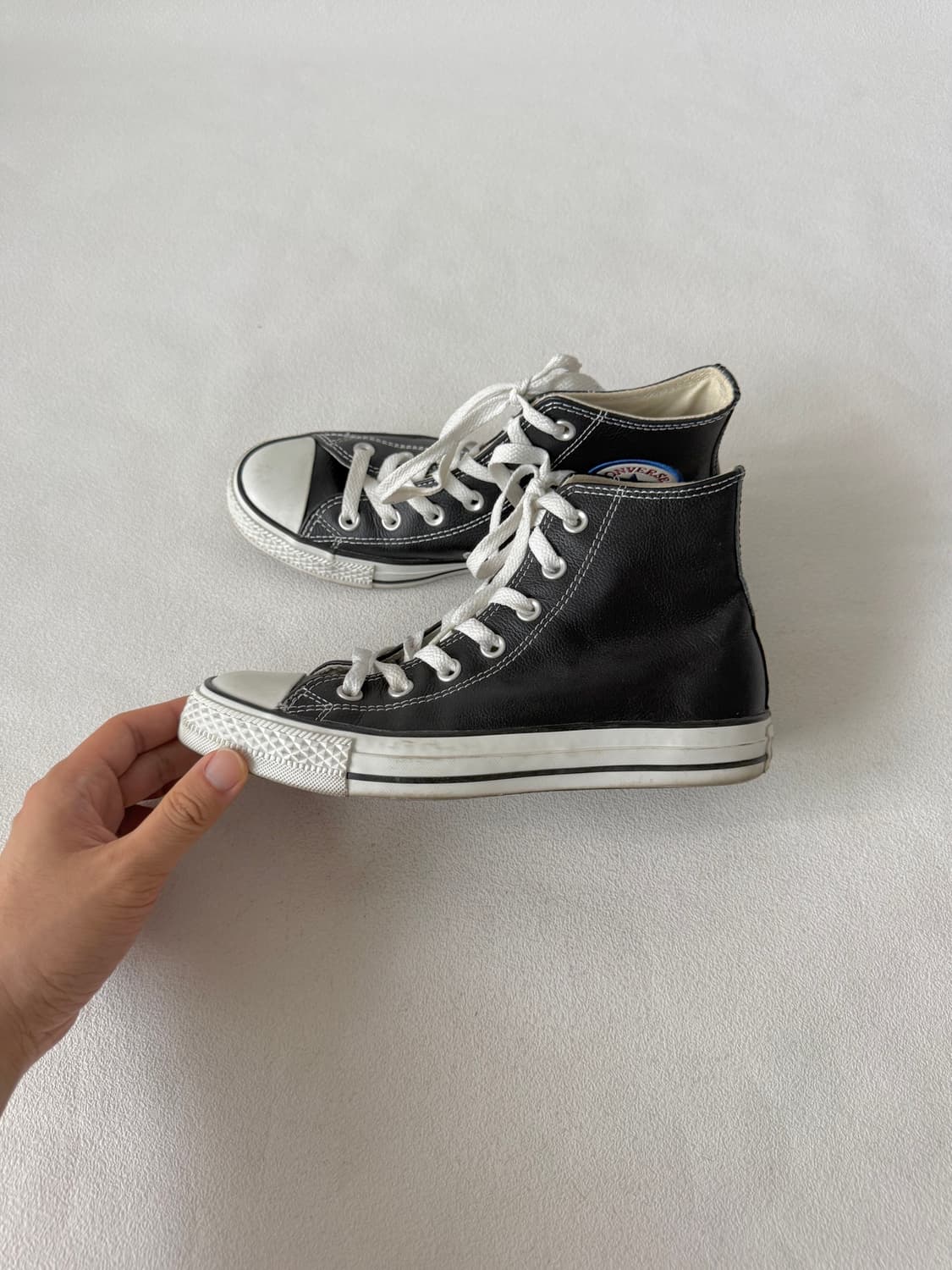 [240]컨버스(Converse) 레더 하이탑 상품이미지1