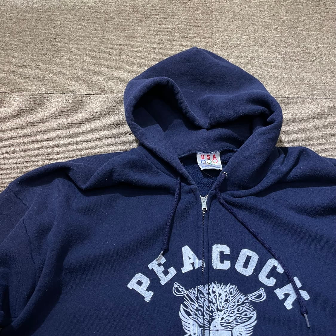 (XL) 90s USA 아메리칸 빈티지 밀리터리 프린팅 후드집업 상품이미지4