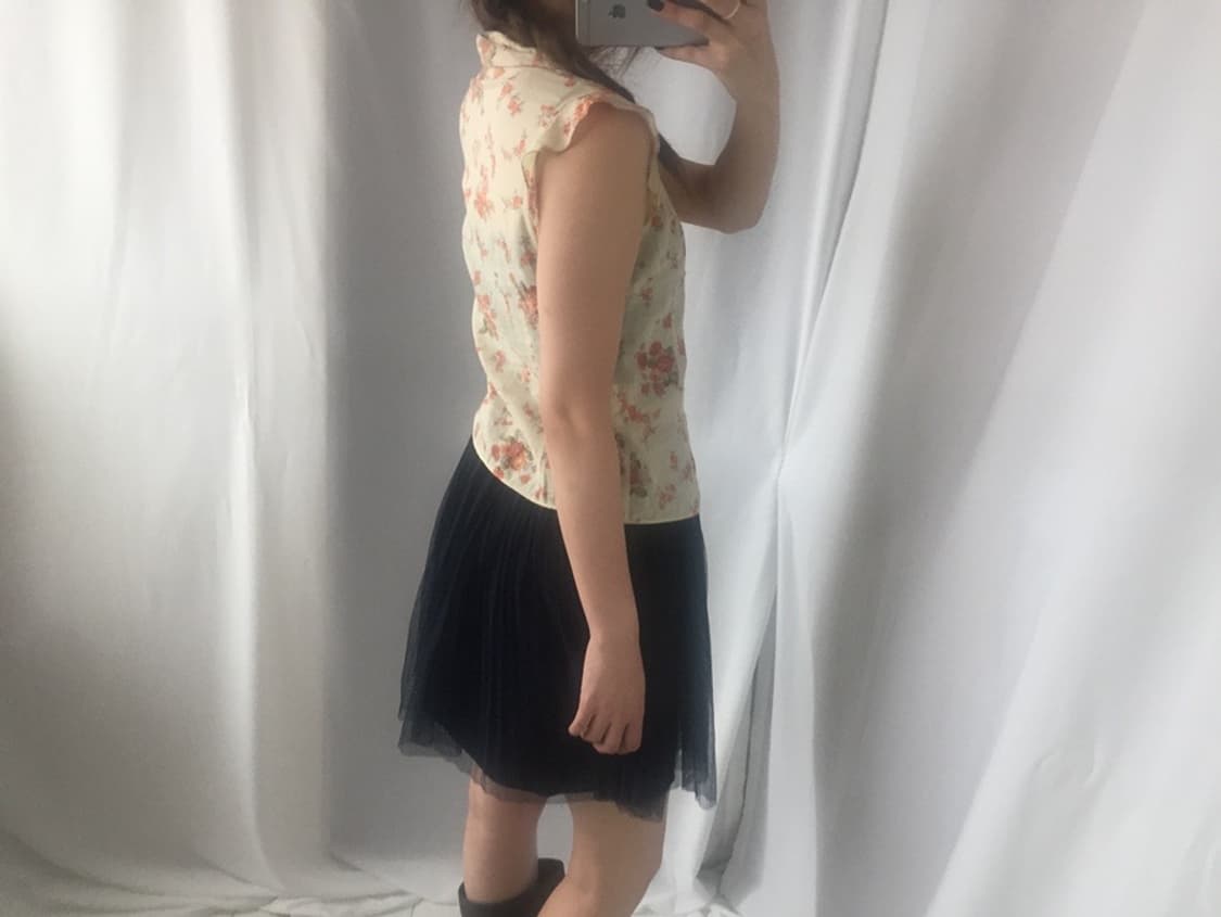 672. trumpet flower sleeveless shirt 상품이미지7