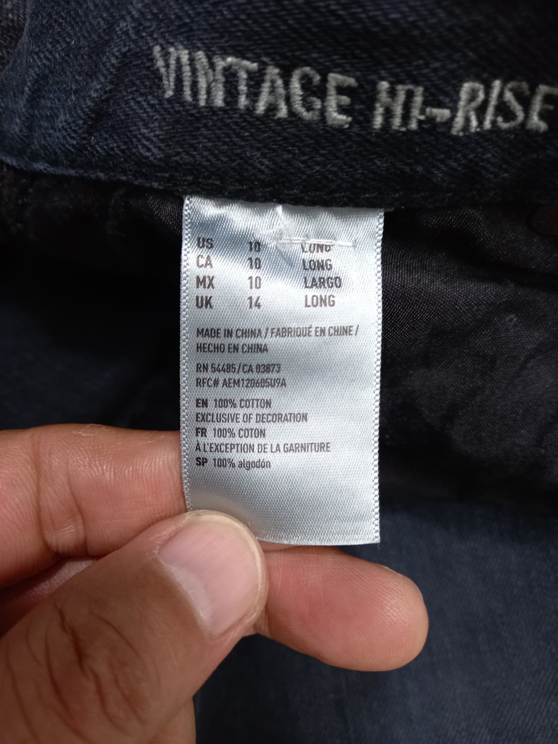 29 새상품 AMERICAN EAGLE 워싱 테이퍼드핏 블랙 29-527 상품이미지7