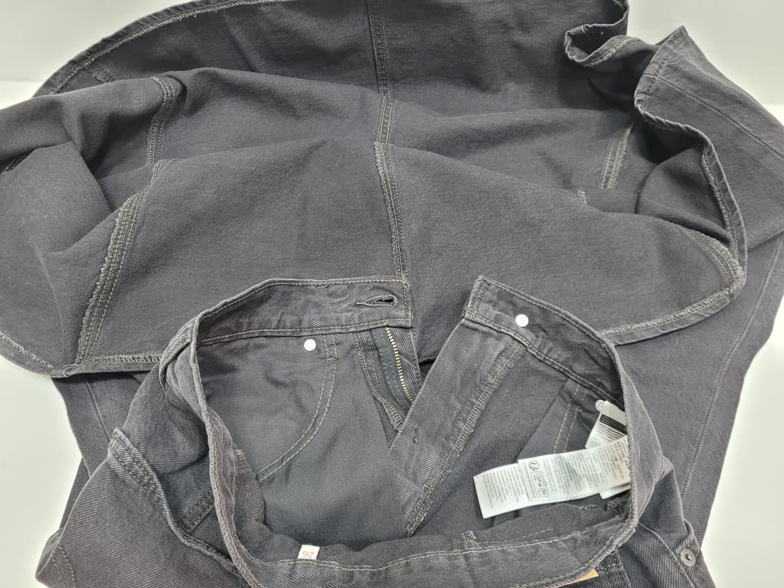 LEVI'S 리바이스 블랙진 데님 스커트 / 여 26 
 상품이미지8