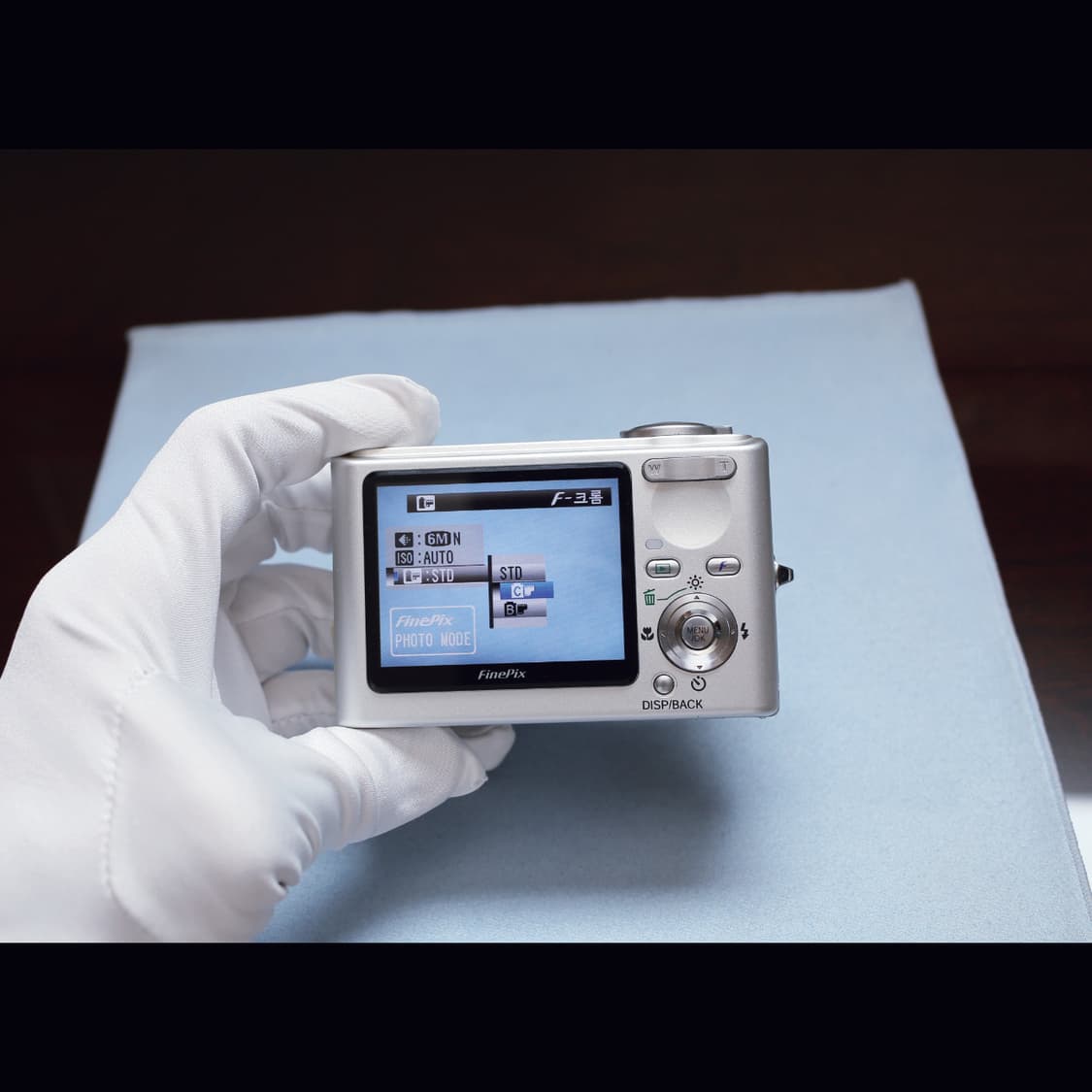 레어<준민트급><한글> 파인픽스 f10 실버 빈티지 디카 상품이미지7