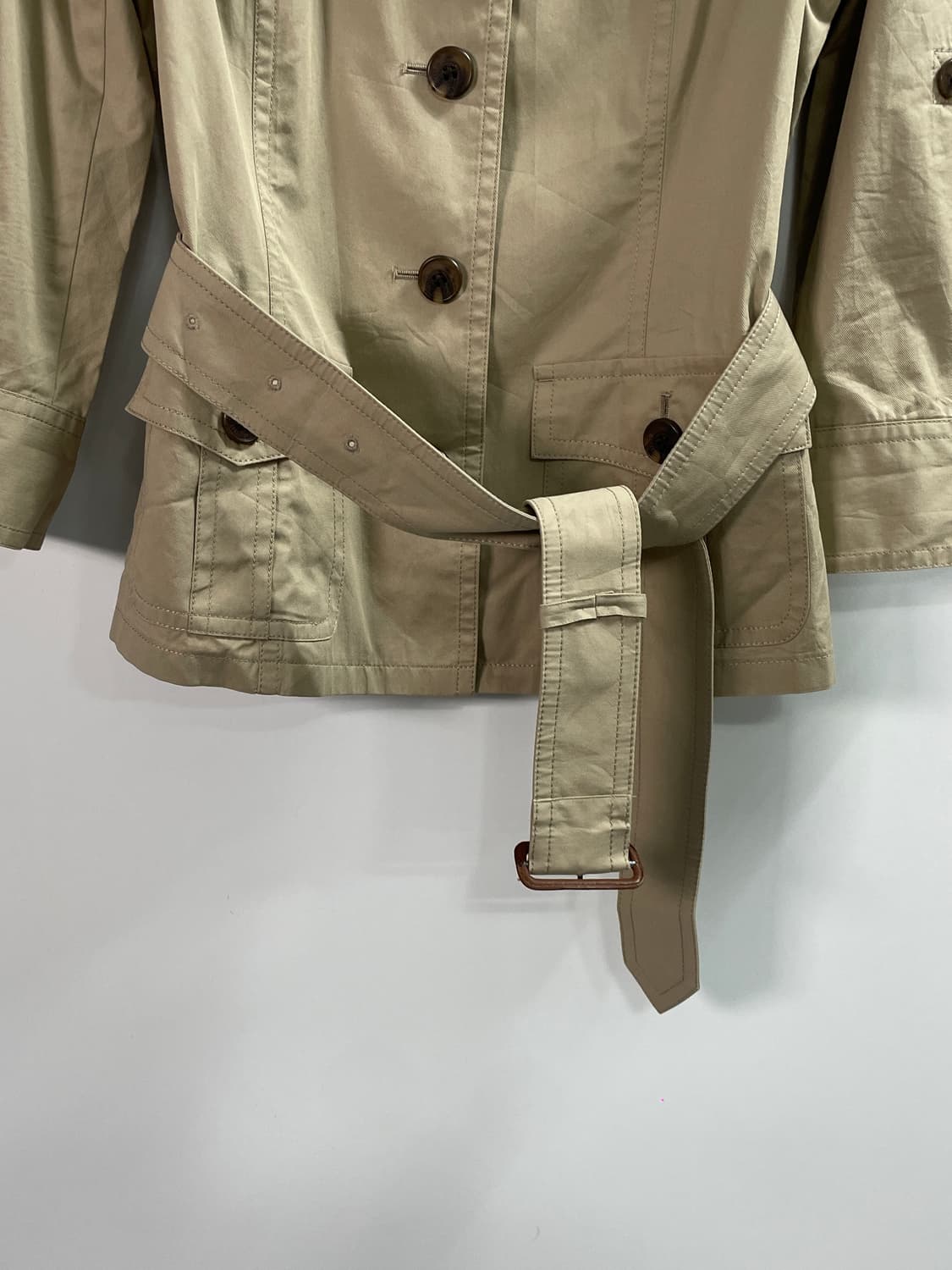 버버리 우먼스 벨티드 셔츠 자켓  (on.273) 상품이미지4