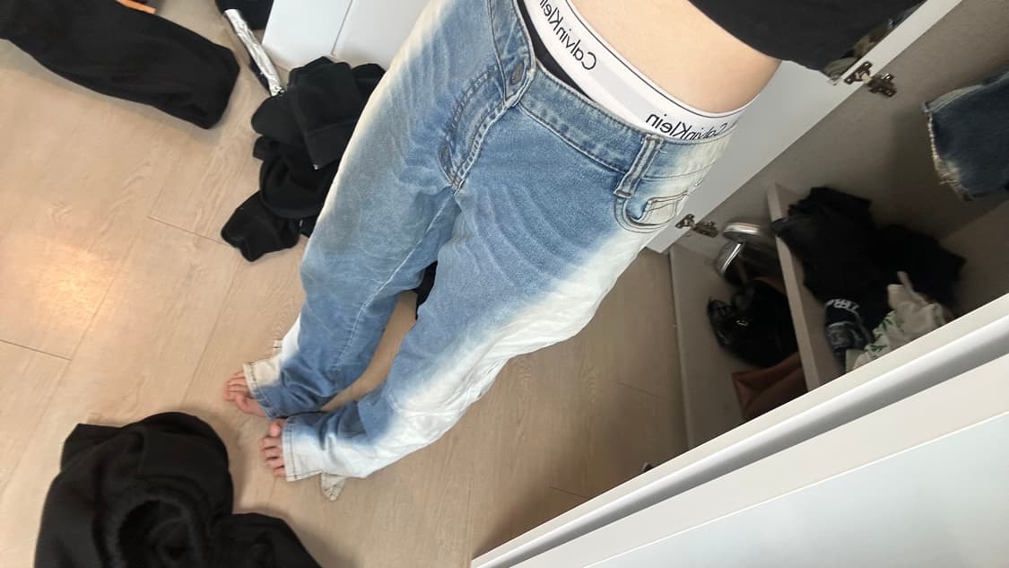 빈티지 데님 팬츠 상품이미지2