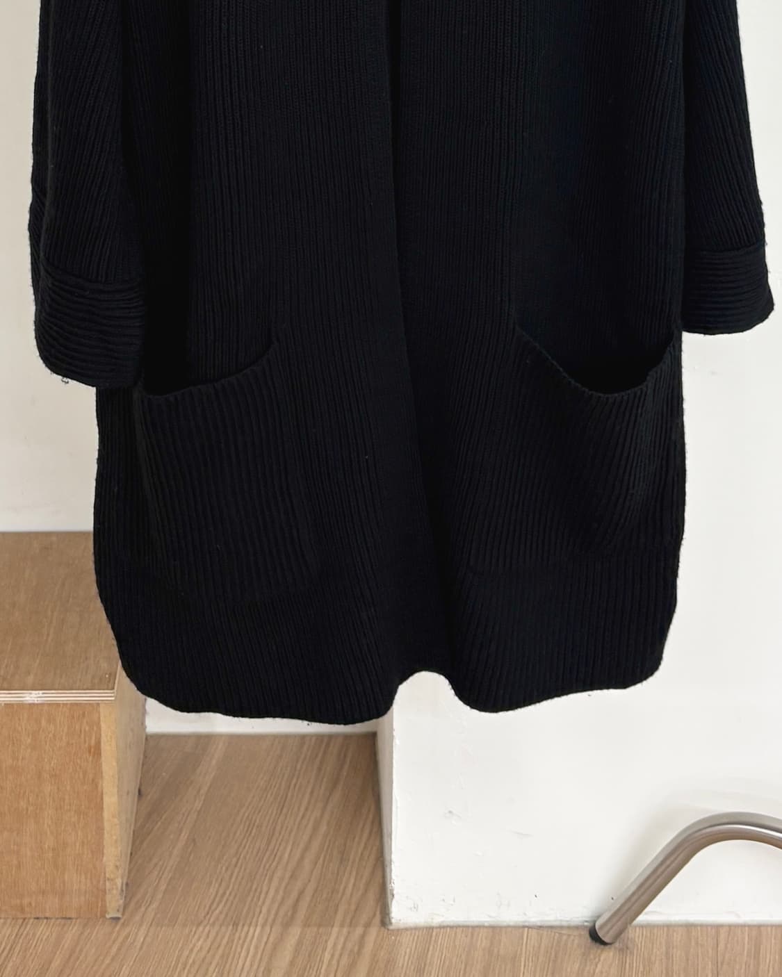 폴로 랄프로렌 블랙 넥 버클 메리노울 가디건 상품이미지5