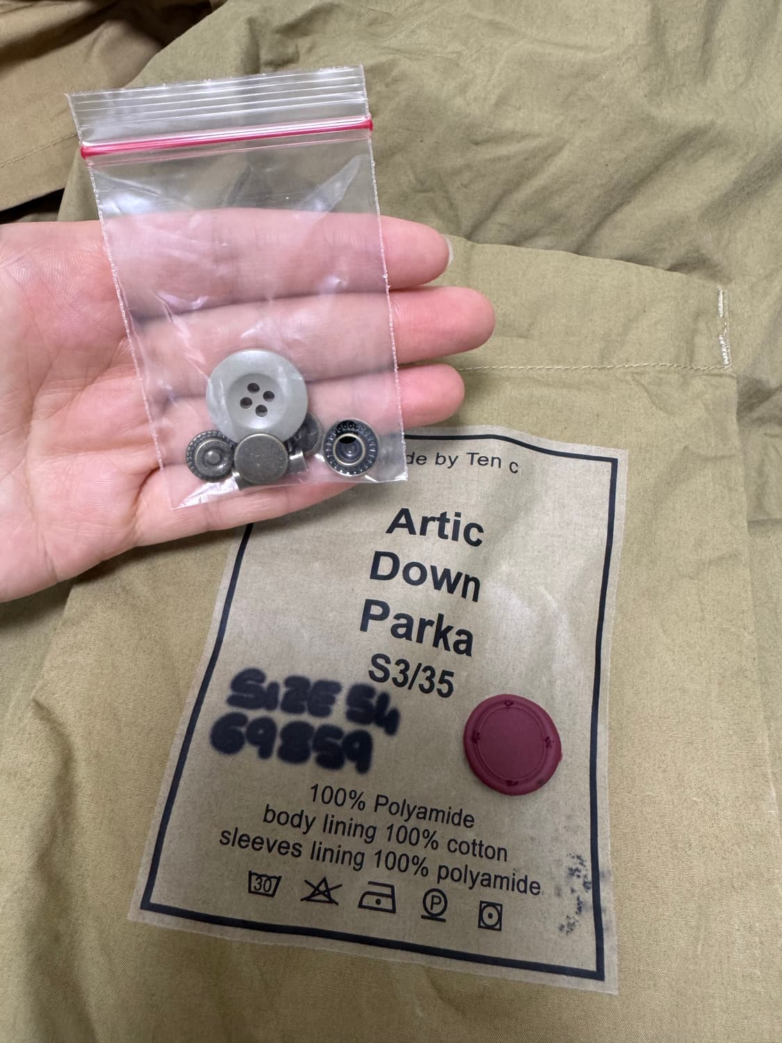 (54,새상품)텐씨 Ten C 아틱 다운 파카 상품이미지7