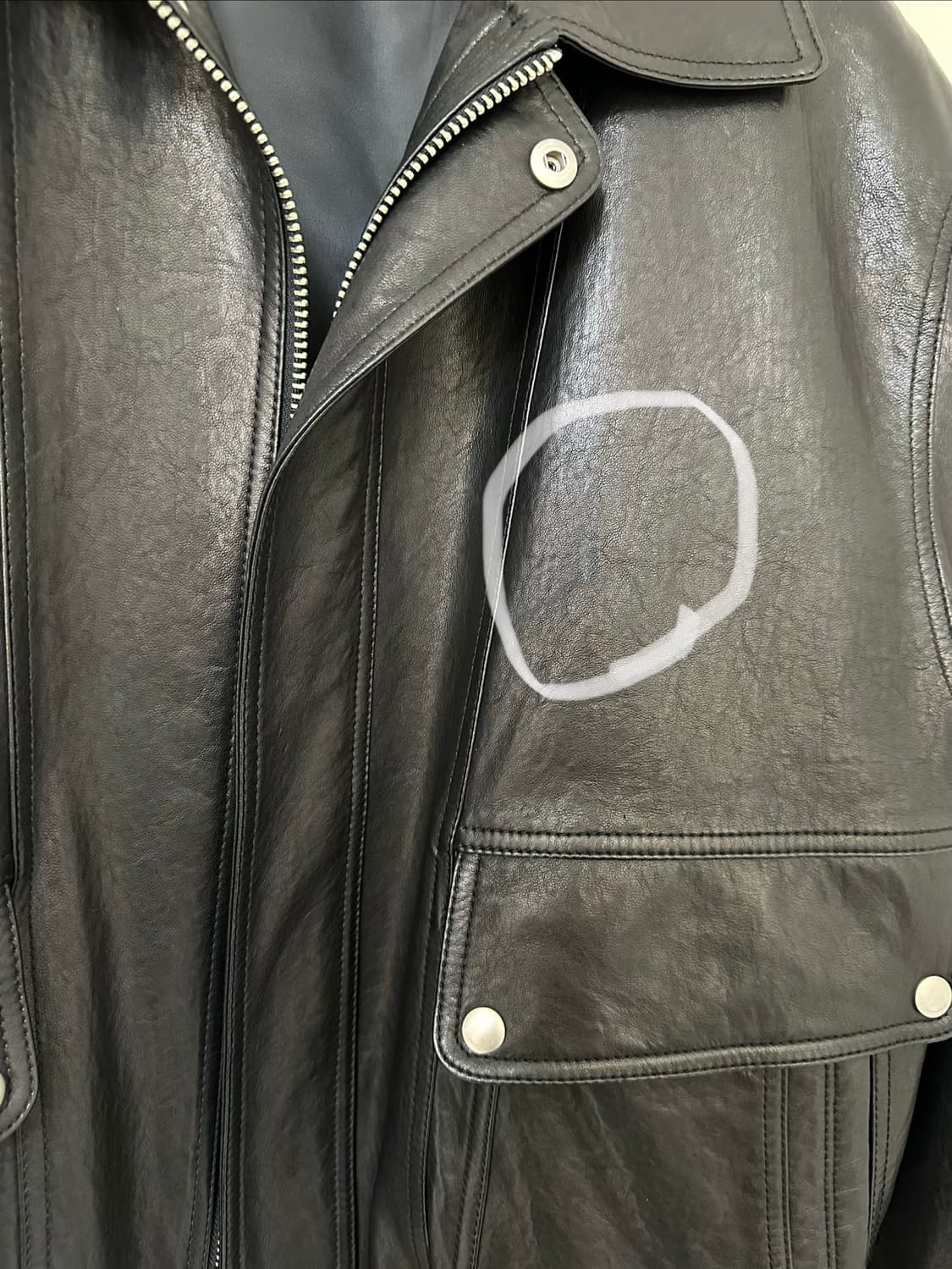 던스킨 램스킨 블루종 블랙 L사이즈 판매합니다. 상품이미지9