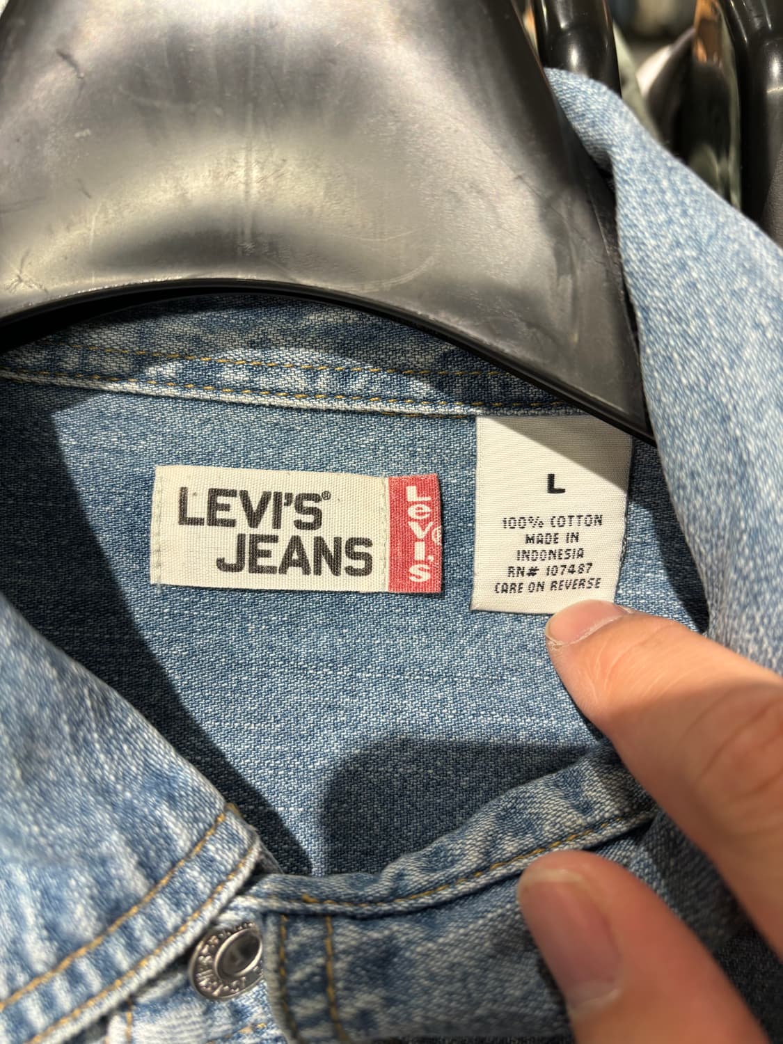 리바이스 데님 셔츠   상품이미지8