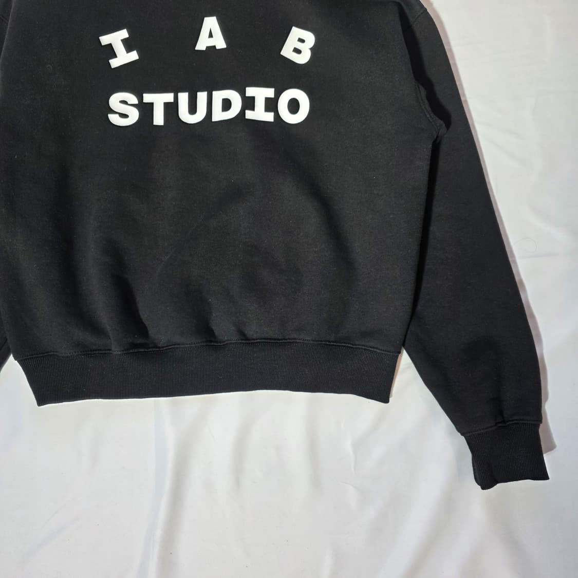 [S]IAB STUDIO 아이앱 스튜디오 후드 블랙 화이트 상품이미지9