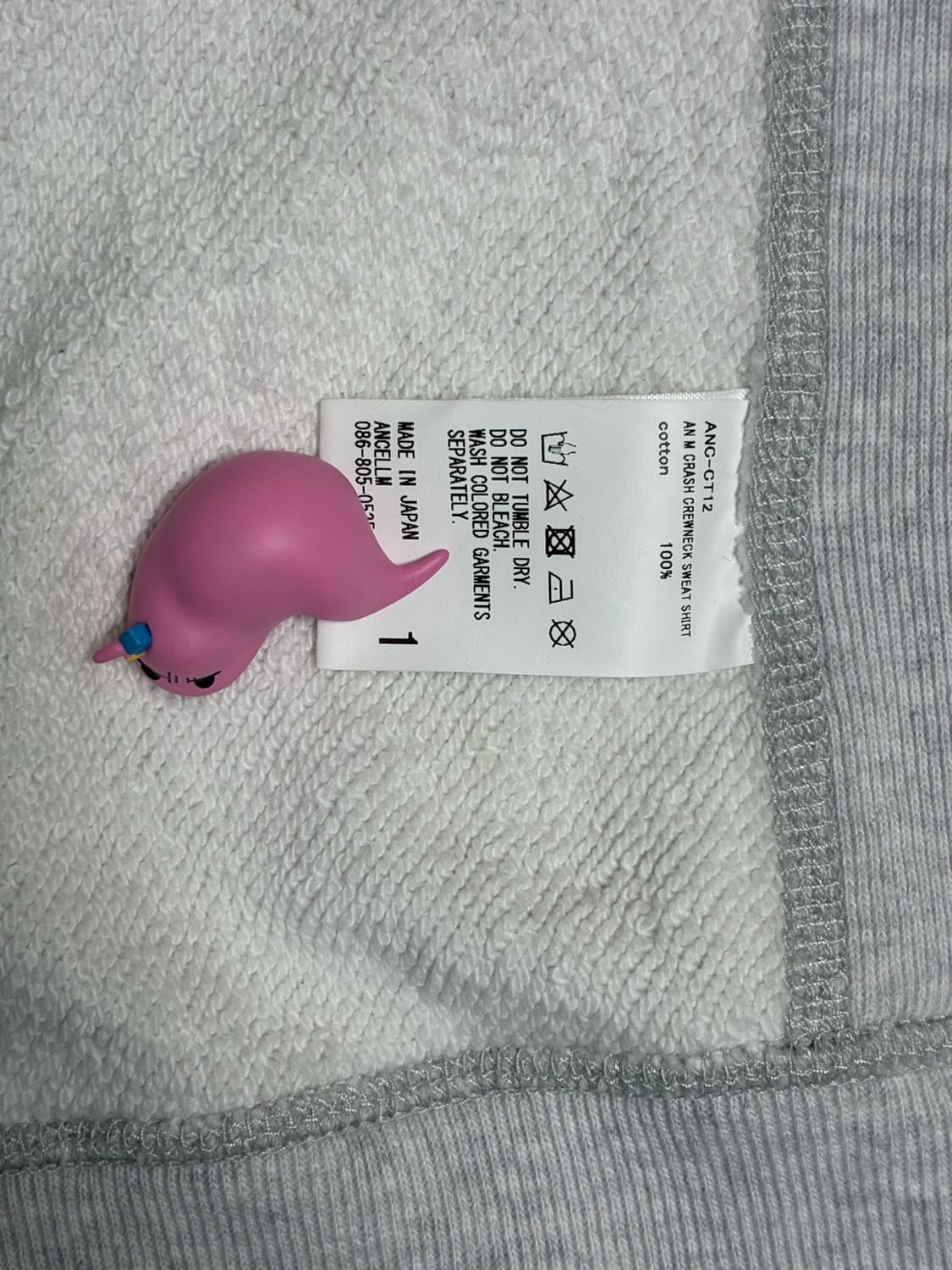 1) ancellm CRASH SWEAT SHIRT (ANC-CT12) 상품이미지6